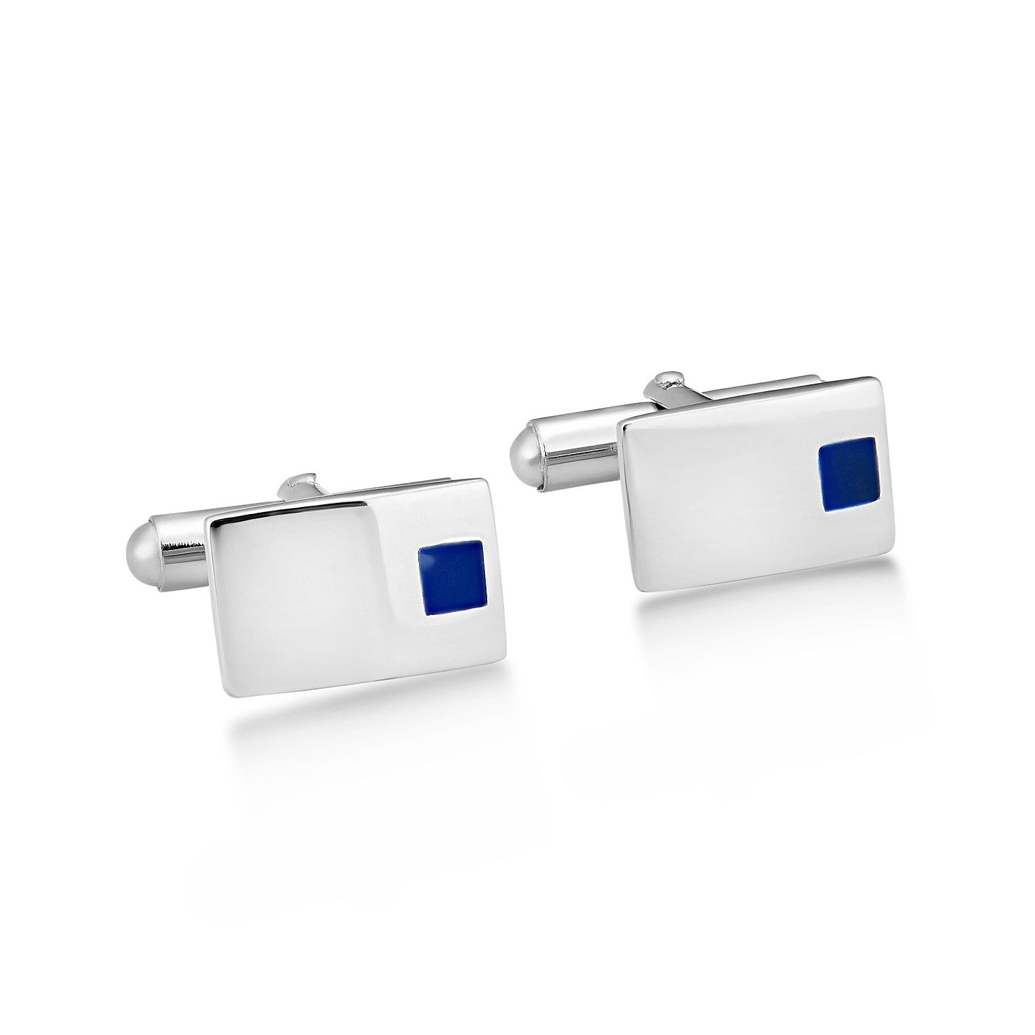 Shield Master 925 Silver Cufflinks for Men